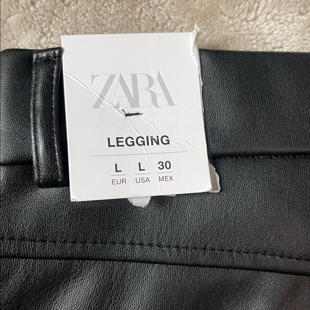 Zara Leather leggings - Picture 7 of 8